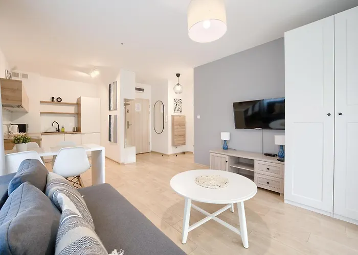 Apartamentyprzymorzu 010 Z Basenem Tarasem I Ogródkiem * Kołobrzeg