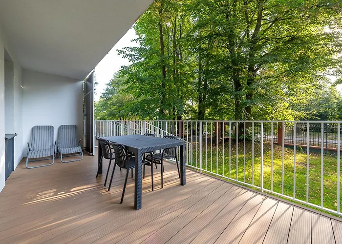 Apartament Apartamentyprzymorzu 010 Z Basenem Tarasem I Ogródkiem